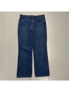 Vintage 70s Wrangler Dark Wash Western Jeans 32x28